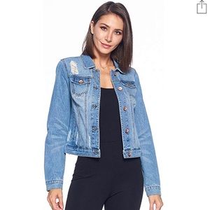 Distressed Jean Jacket